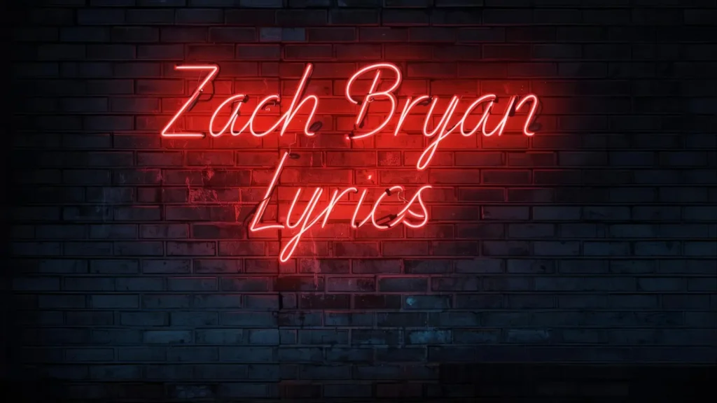 Zach Bryan Lyrics for Captions