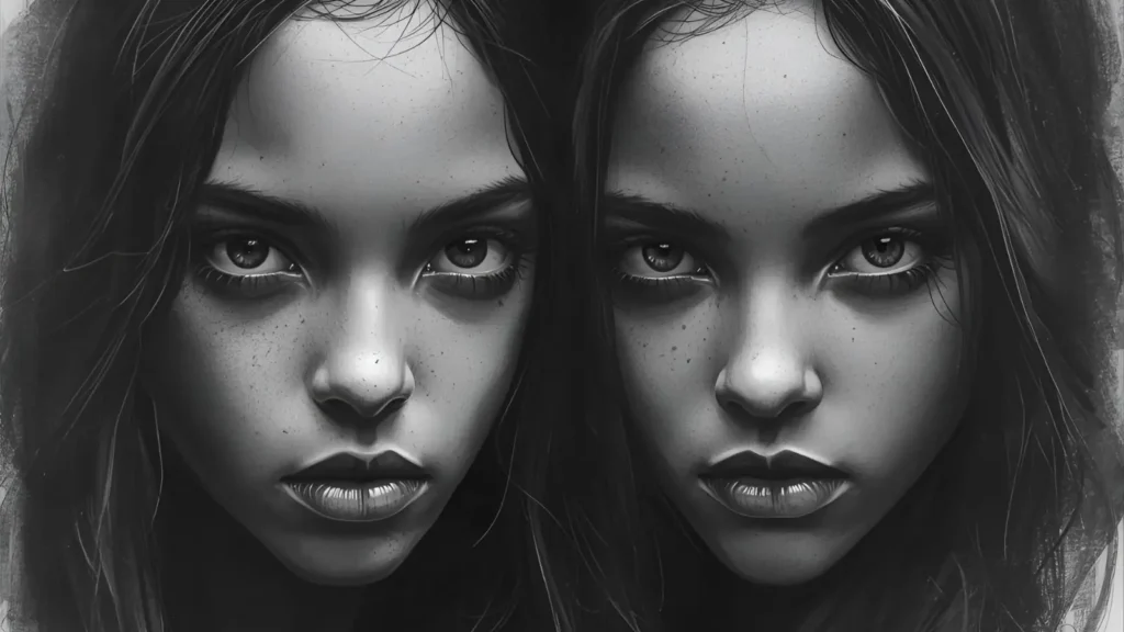 Black and White Captions