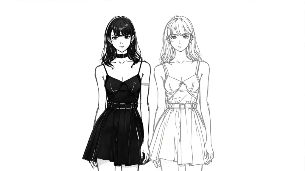 Black and White Captions