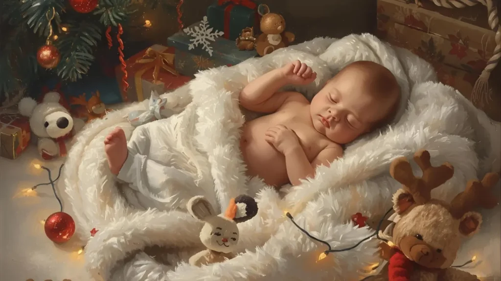 Christmas Captions for Baby