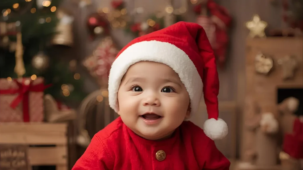 Christmas Captions for Baby