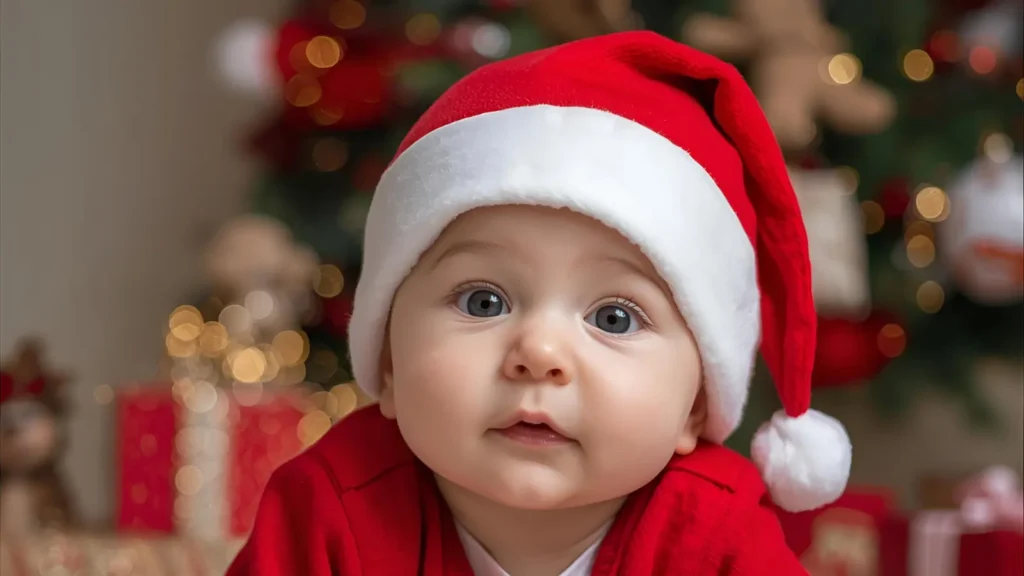 Christmas Captions for Baby