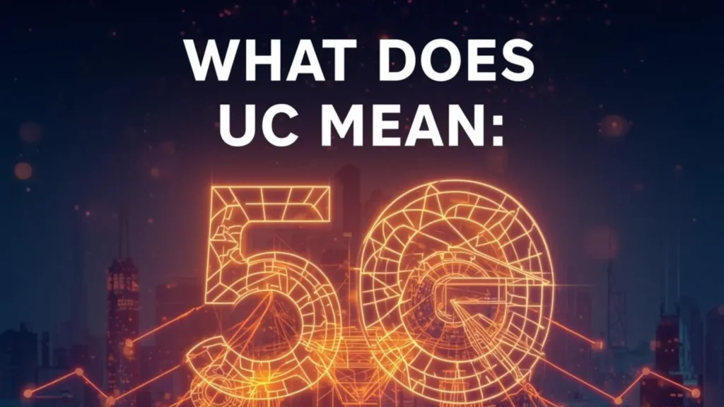 What Does 5G UC Mean