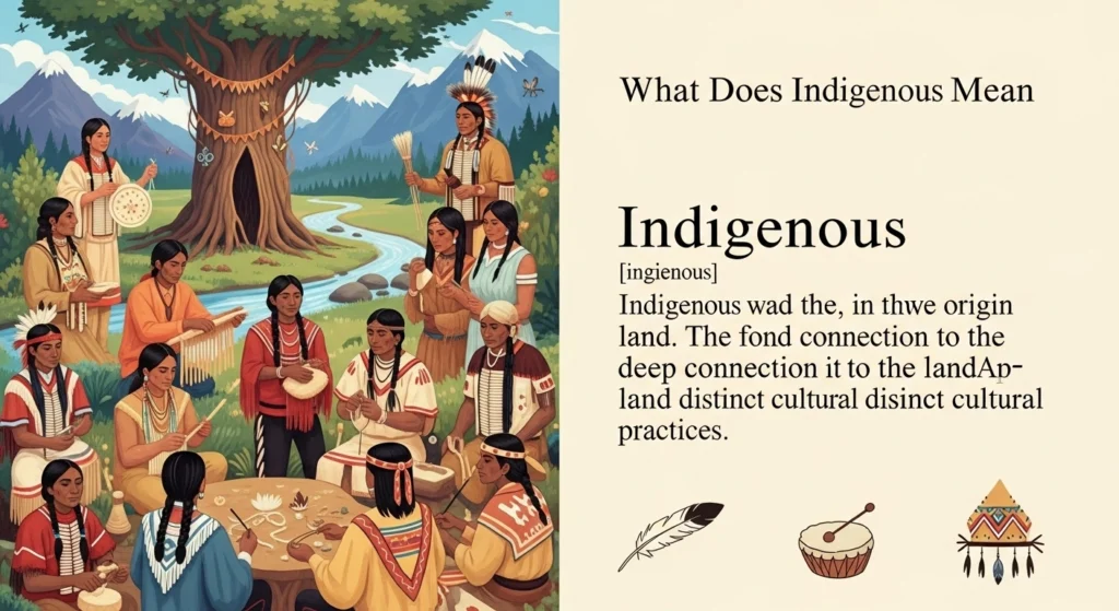 What Does Indigenous Mean