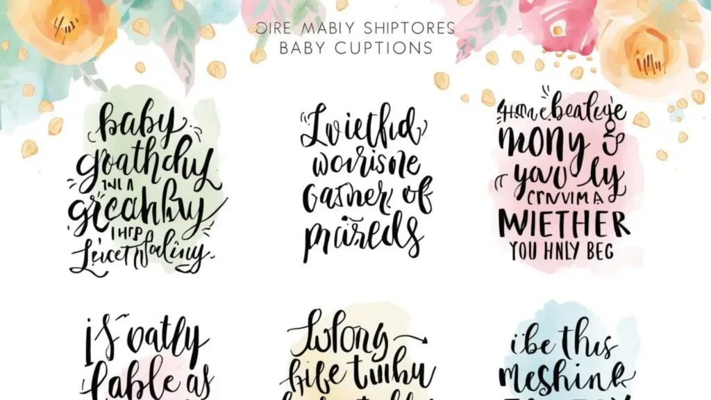 Baby Shower Captions