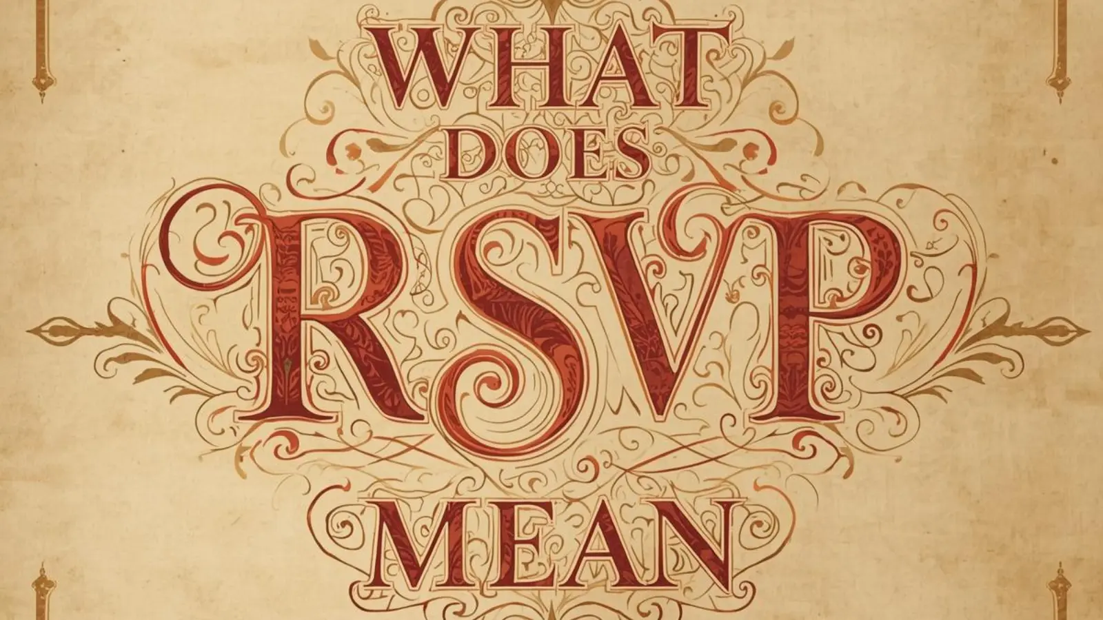 What Does RSVP Mean