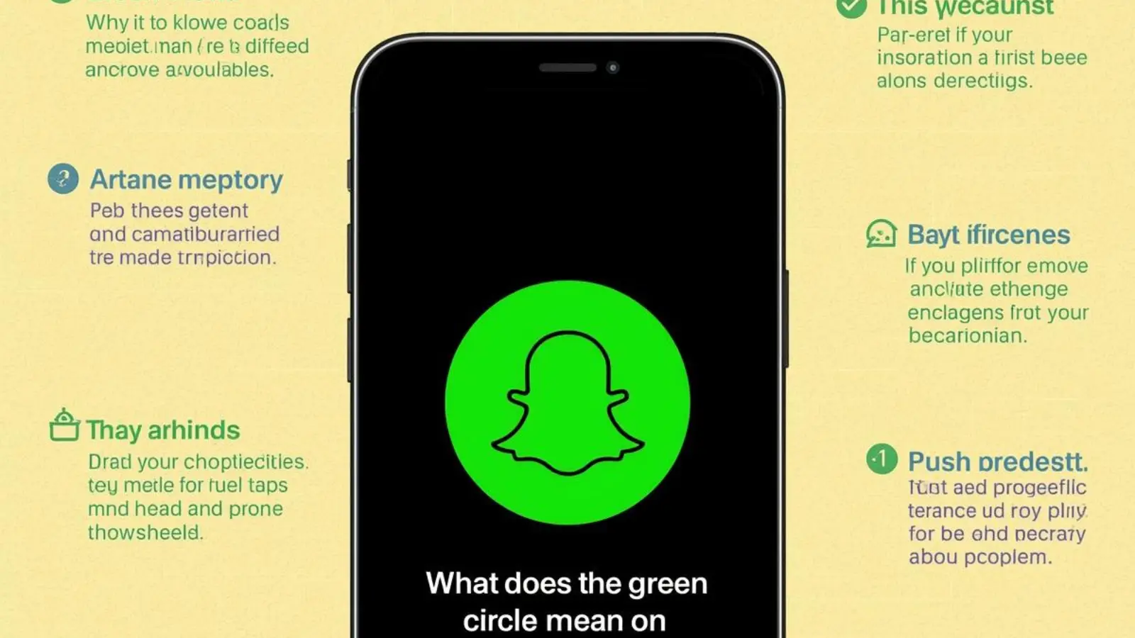 What Does the Green Circle Mean on Snapchat