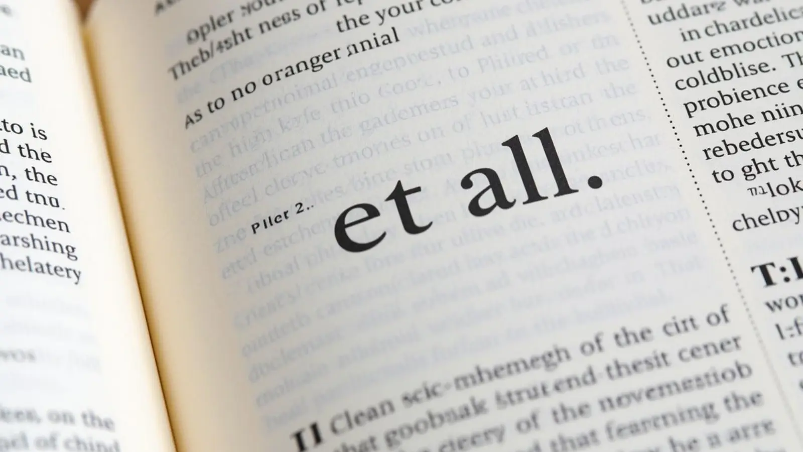 what does et al mean