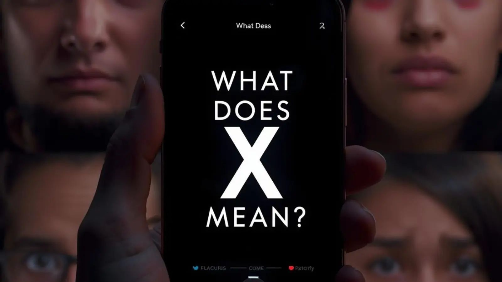 What Does X Mean in Text