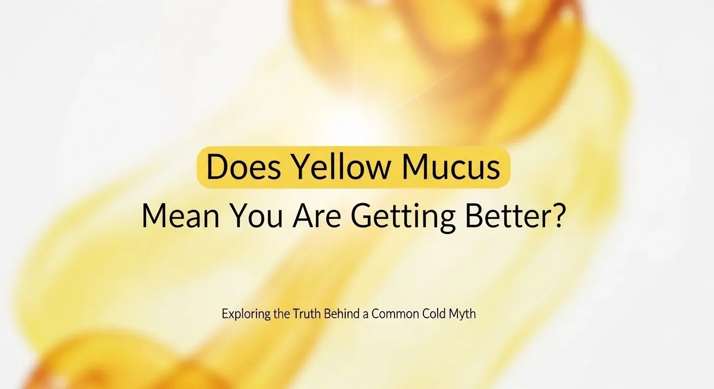 Does Yellow Mucus Mean You Are Getting Bette