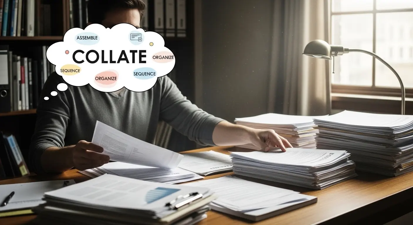 What Does Collate Mean