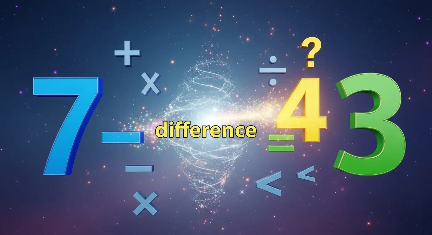 What Does Difference Mean in Math