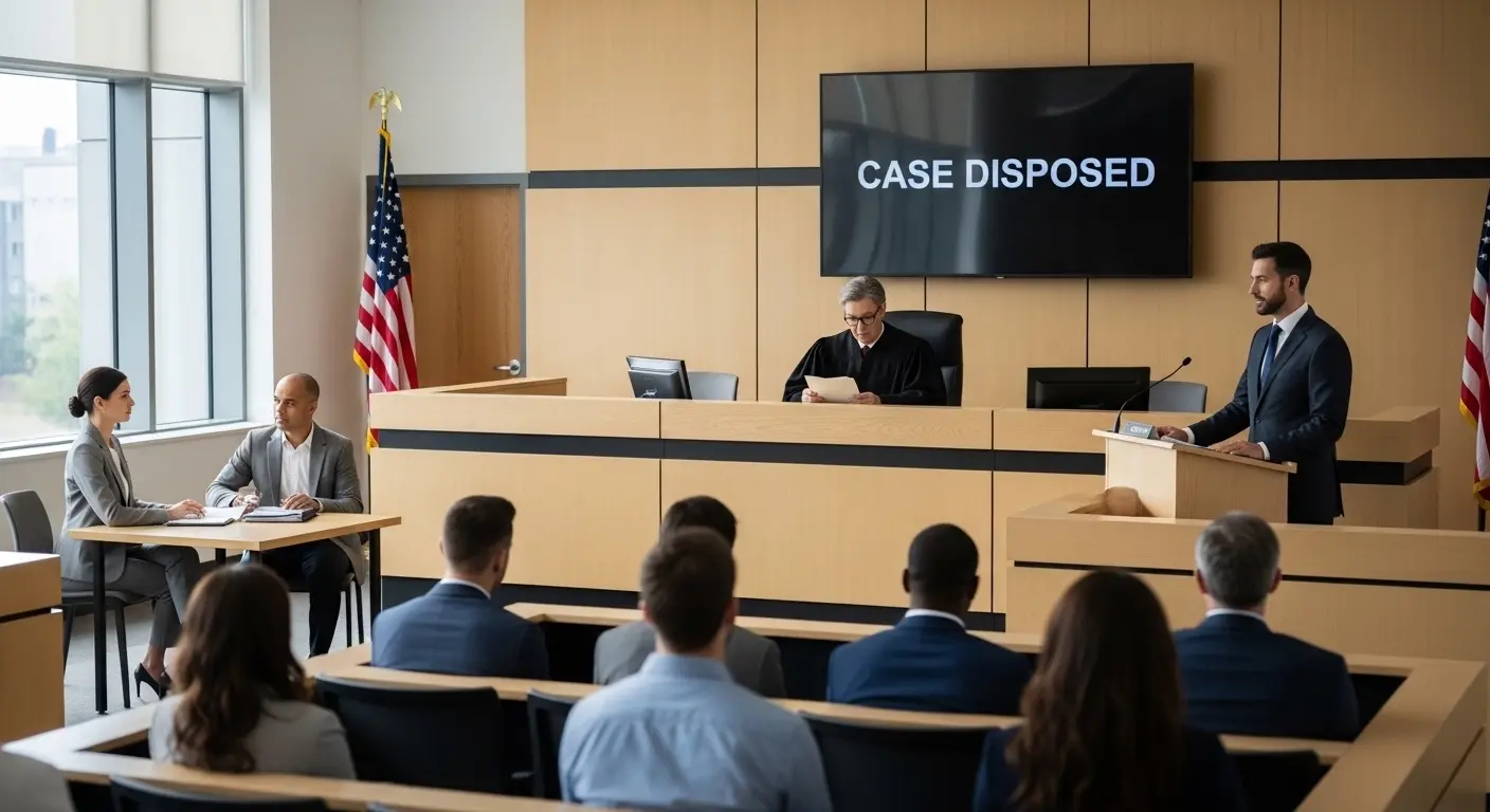 What Does Disposed Mean in Court